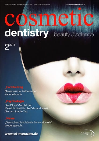 Publikation Cosmetics Dentistry 2015